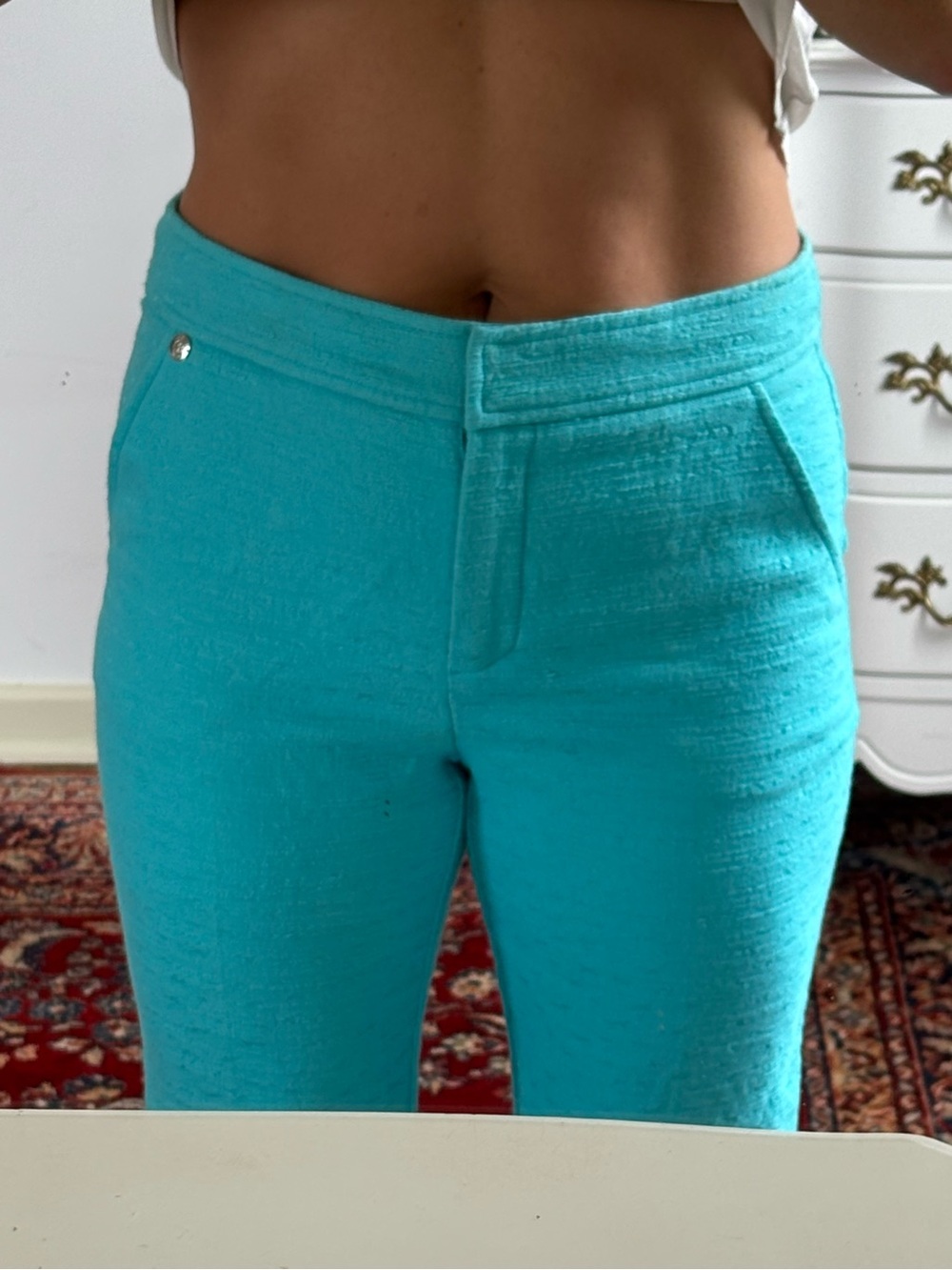 Trina Turk Teal Pants